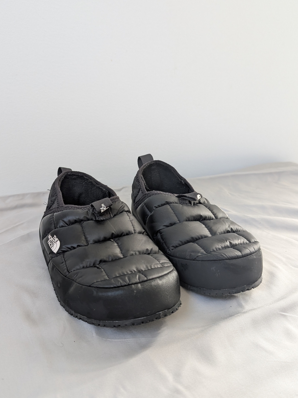 The North Face Kids Black ThermoSlip Quilted Slip-On Shoes